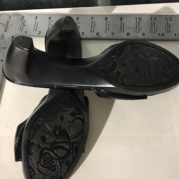10 1/2 black Bandolino heeled slide - Picture 6 of 6